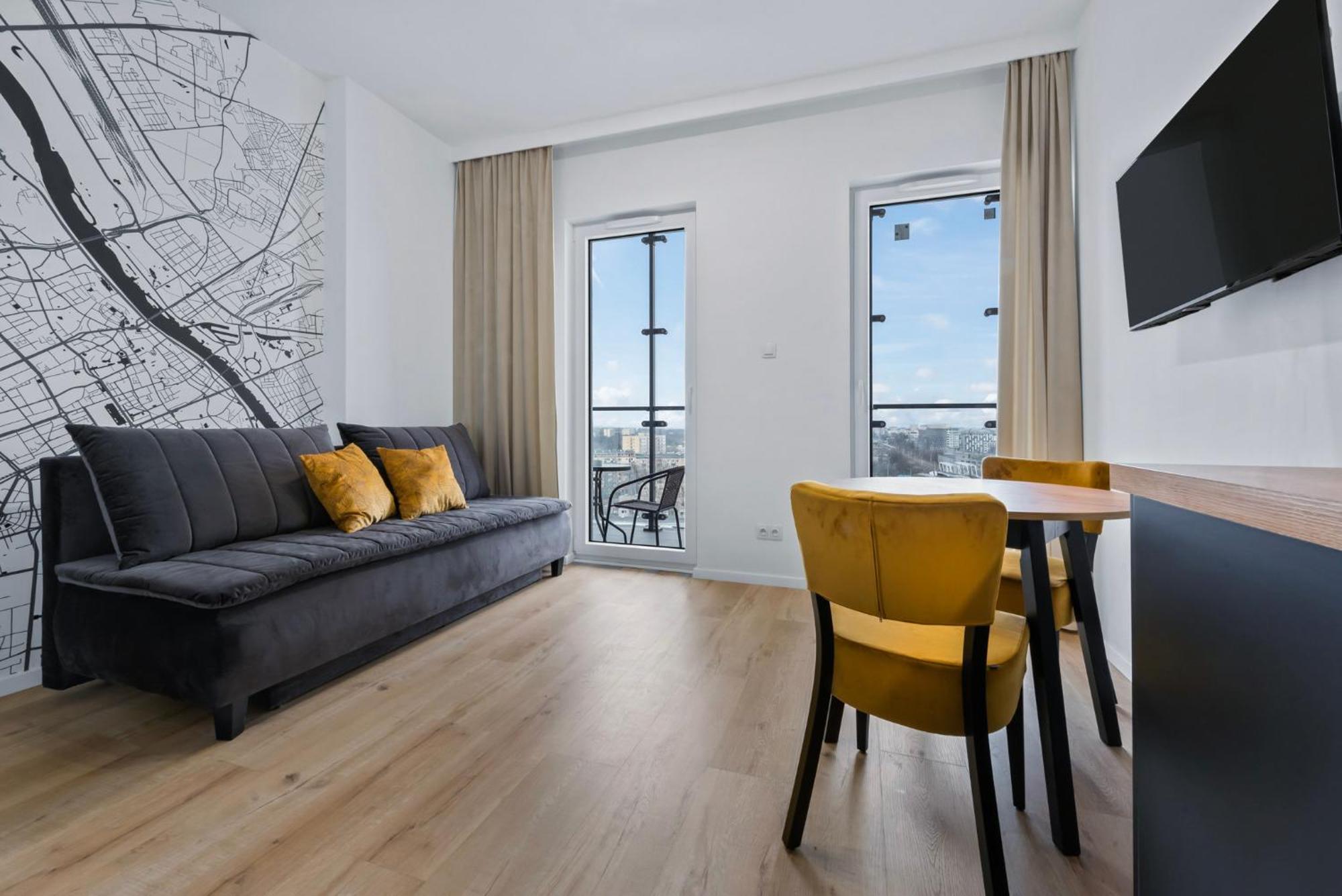 Rentplanet - Apartamenty Kasprzaka Warszawa Exteriör bild