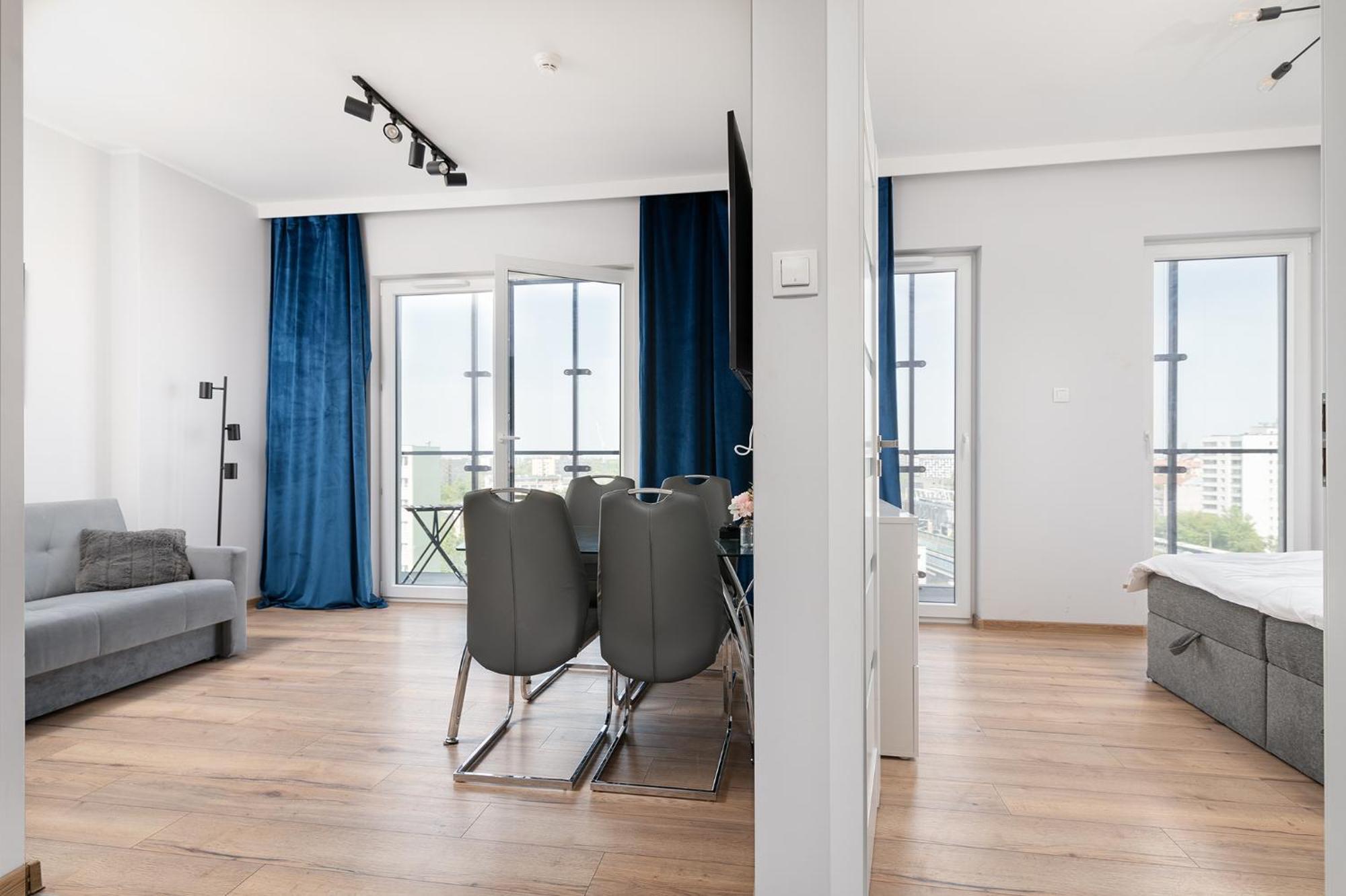 Rentplanet - Apartamenty Kasprzaka Warszawa Exteriör bild