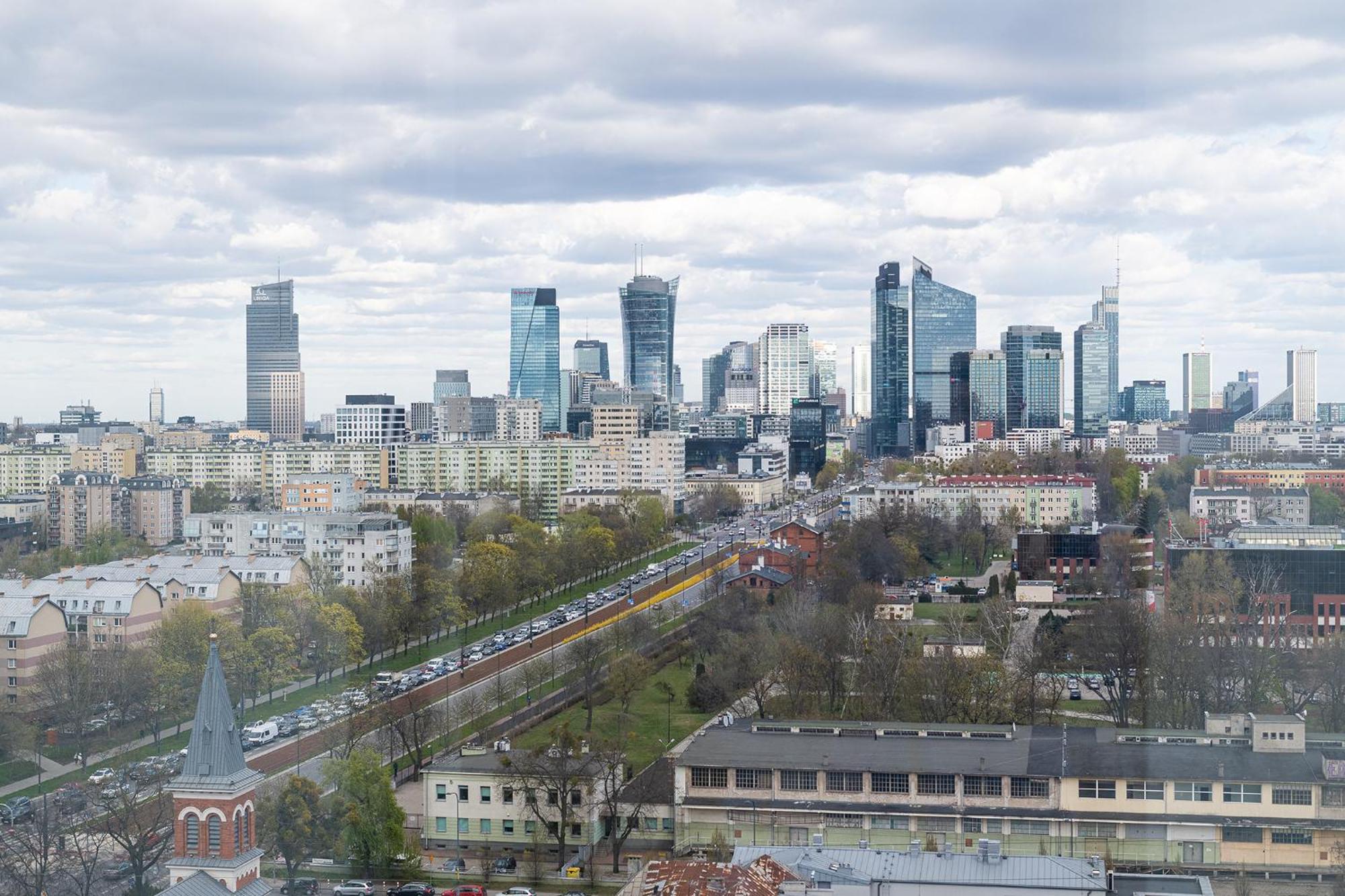 Rentplanet - Apartamenty Kasprzaka Warszawa Exteriör bild