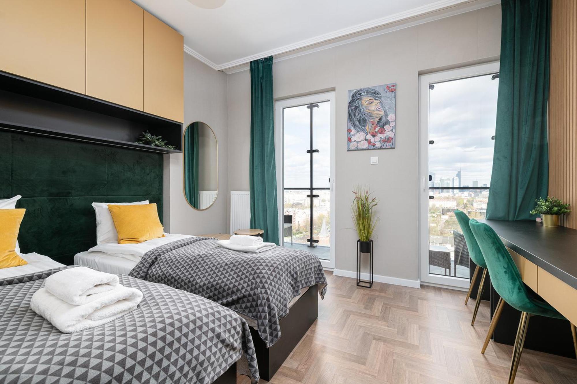 Rentplanet - Apartamenty Kasprzaka Warszawa Exteriör bild